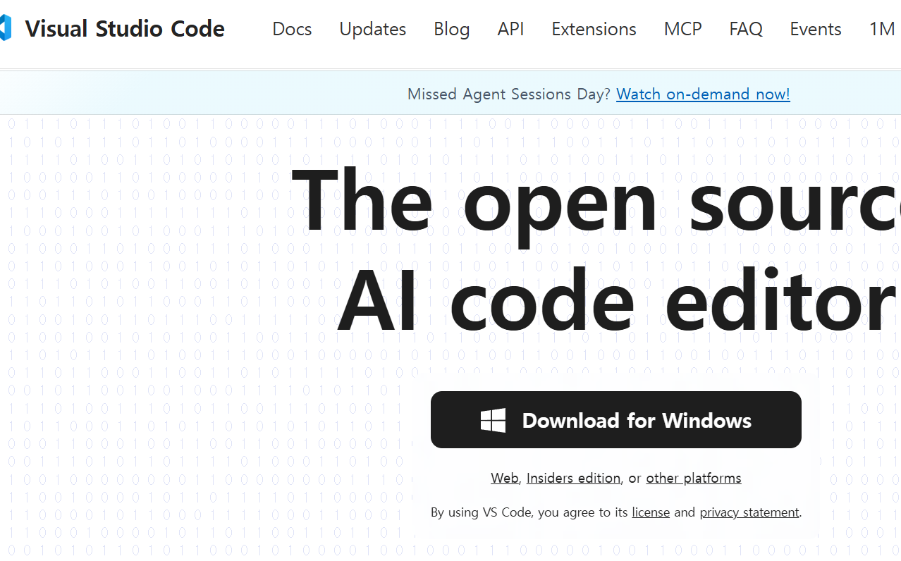 VS Code 下载和安装入口