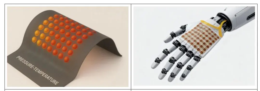 触觉和力传感器示意图