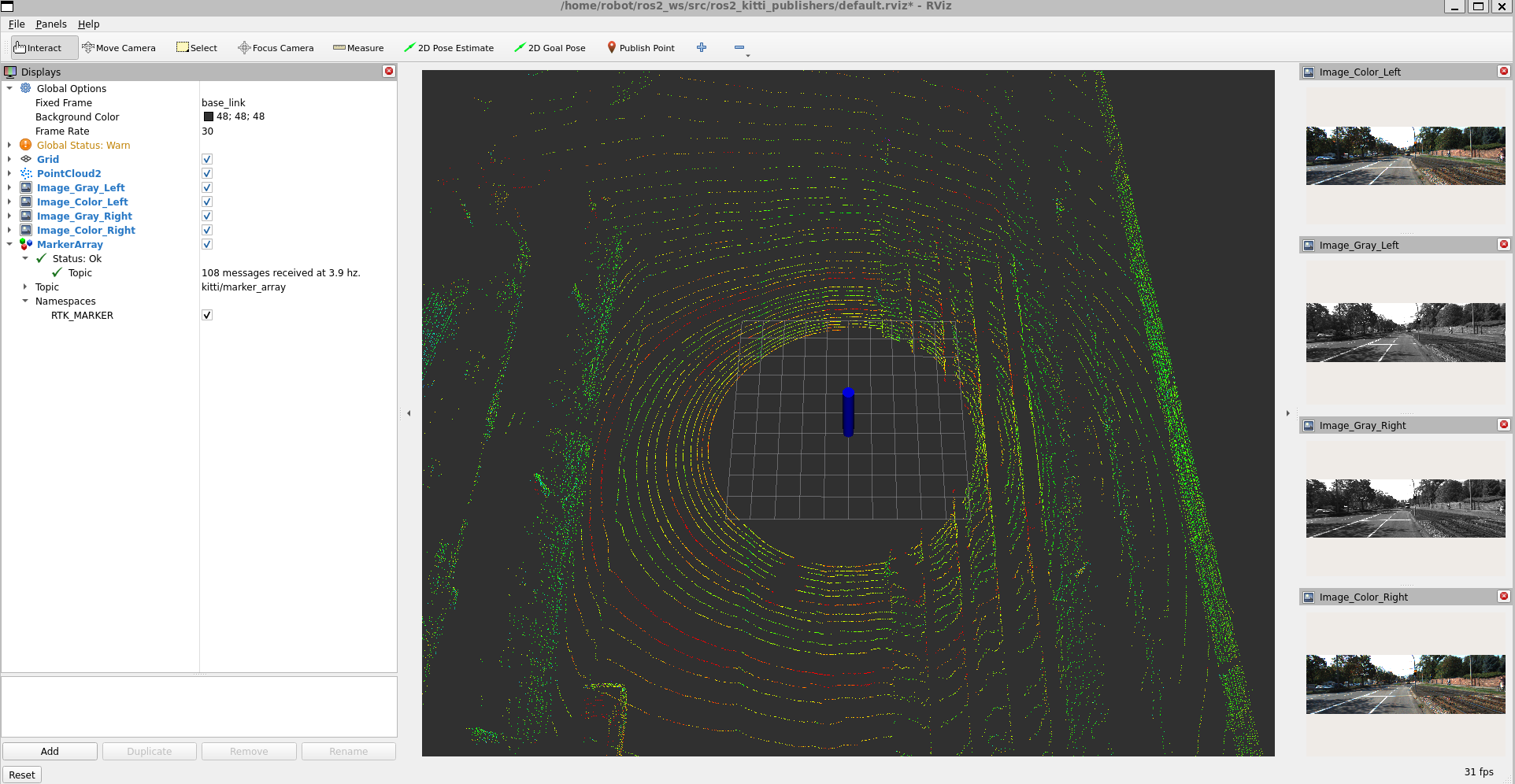 RViz 打开配置文件截图